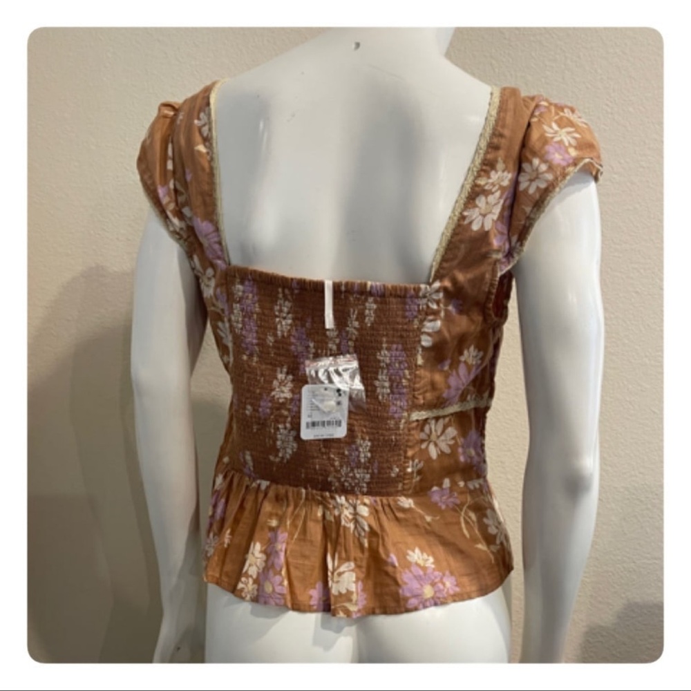 Free People CALL ME BABY BLOUSE SIZE MEDIUM - Picture 11 of 11